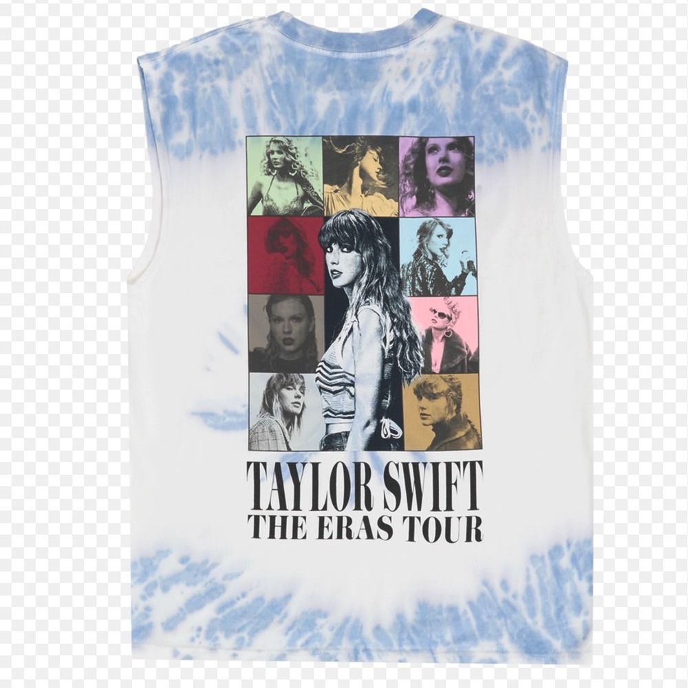 SOLD OUT**Taylor Swift The Eras Tour Sleeveless Tie Dye‎ Tank Top Size M